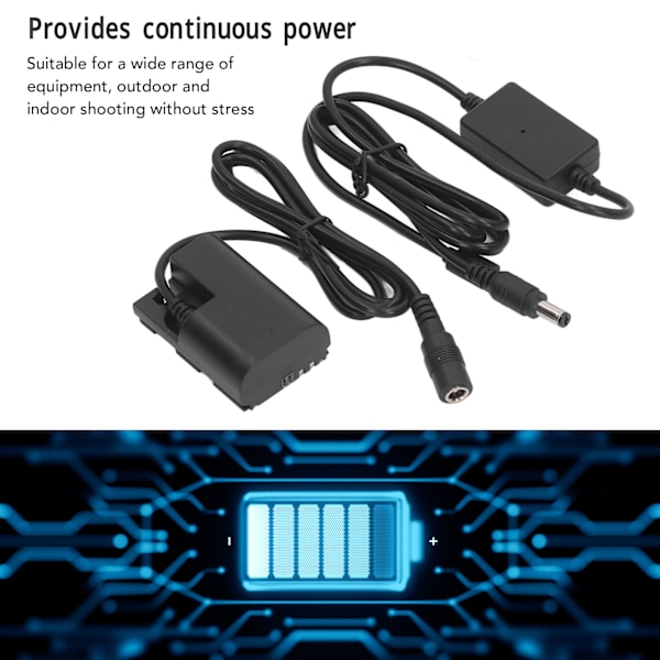 Dummy batteri erstatning LP E6N Dummy batteri med Type C Buck adapter til 5D Mark IV 5D Mark IlI 5DSR 6D Mark Il