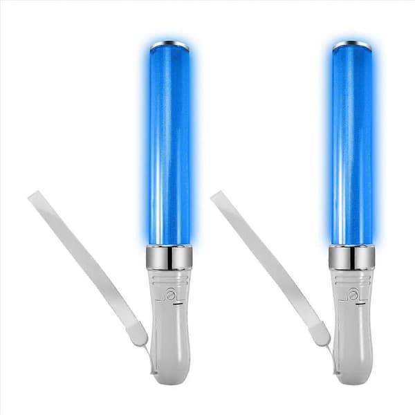 2 stk. LED-lyspinde, 15 farver, lyspinde, lyspinde, koncertrekvisitter