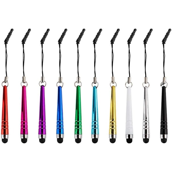 Universella kapacitiva pennor för pekskärmar, elegant design med hög precision, repfri spets (5-pack)