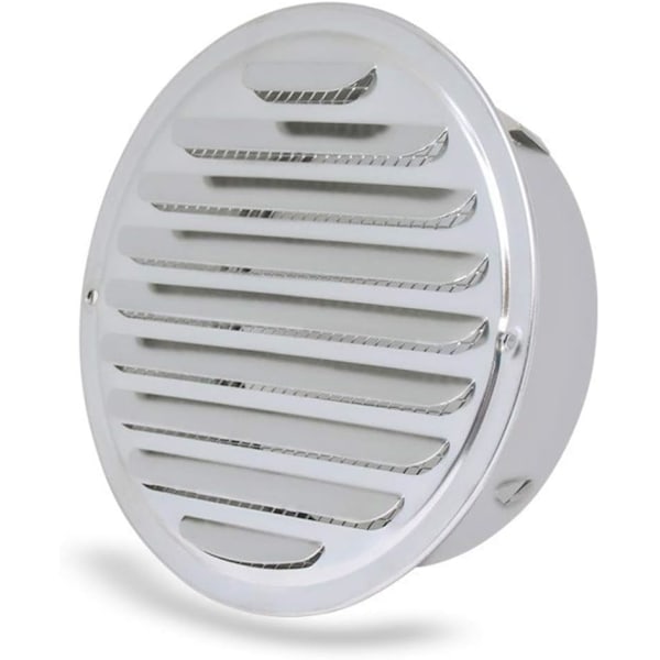 Ventilgitter - Rundt ventilgitter, ventilgitter i rustfritt stål