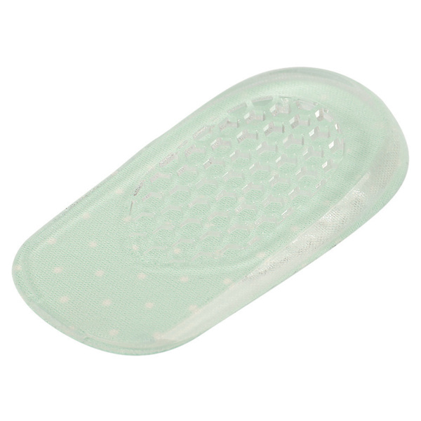 1,5 cm silikone gel indlægssåler højdeforøgelse fod orthotic bue støtte hæl puder grøn