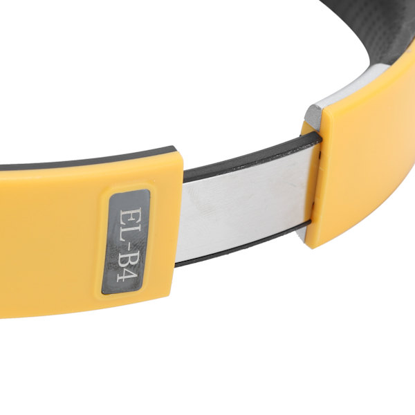 Hodemontert trådløst Bluetooth-headset Foldable Stereo Sport Earphone Support Radio Mode(gul )
