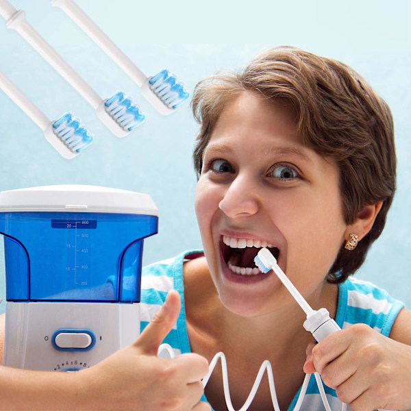 Klinisk förbättring av tandköttshälsa med Waterpik reservdelar, underhåll av munhygien för Sonic Fusion-modeller, 8 st