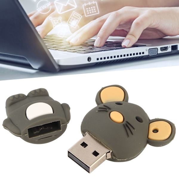 USB-minne Musdocka Stil U Disk Portabel Stor Lagringsenhet för Dator Laptop 16GB