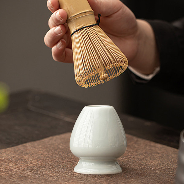 Te-borste HattKreativ Keramisk Te-borste Placering Te-verktygTe-tillbehörJapanska Matcha Te-verktyg Style 3