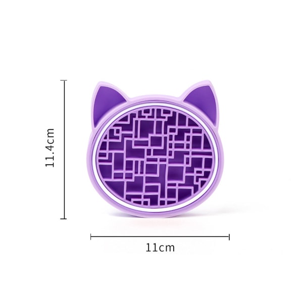 2 in 1 -muotoiltu meikkisivellinpuhdistusalusta harjan kuivaustelineellä, silikoninen kissanmuotoinen harjanpuhdistusalusta ja meikkisivellin
