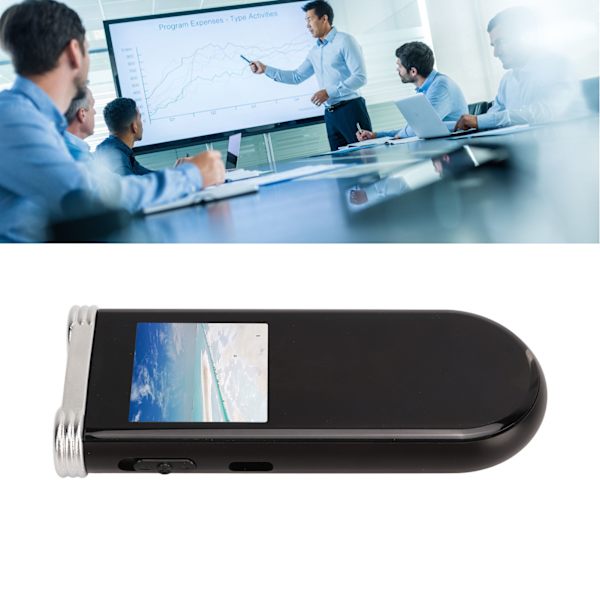1,33 tommers 1080p minikameraopptaker IPS-skjerm HD One Key Operation Recorder for Meeting Content Outdoor V20 32G