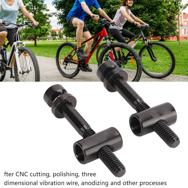 2 ST RISK M5 X 40mm Cykelsadelstolpe Skruv Sadelstolpe Fästskruv Cykel DIY Reservdelar Svart