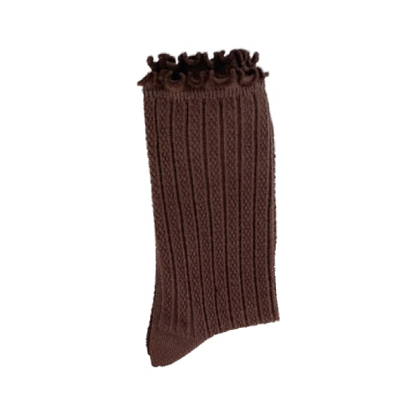 Pull-out strumpor, mjuk stickad ull vinter tjock varm stuga Fu