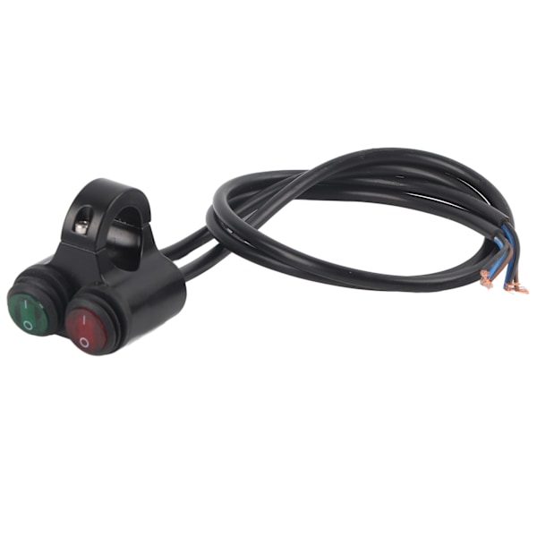 22mm Universal Motorsykkel Styre Hodelykt Bremse Tåkelys Horn Dobbel Knapp Bryter Modell D