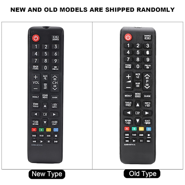 Multifunktionell Smart TV-fjärrkontroll för Samsung AA59-00741A