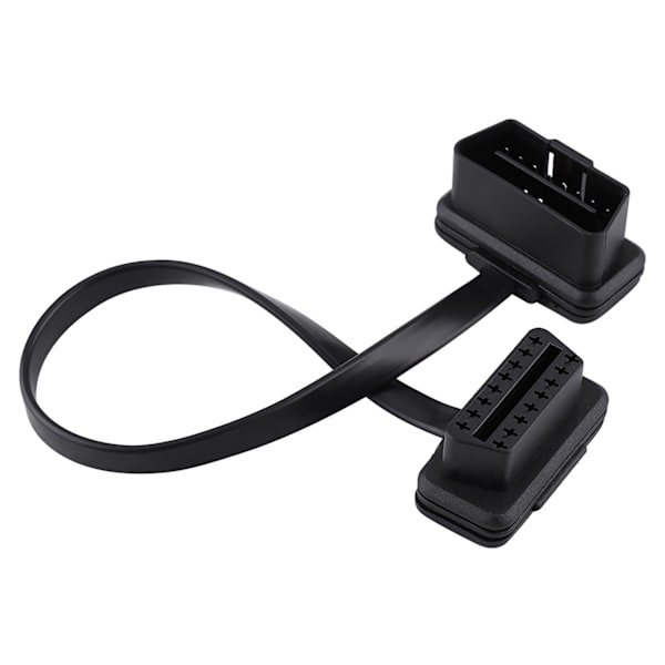 Auton OBD2 16-nastainen uros-naaras jatkokaapeli, diagnostiikkasovitin, 30 cm/12 tuumaa