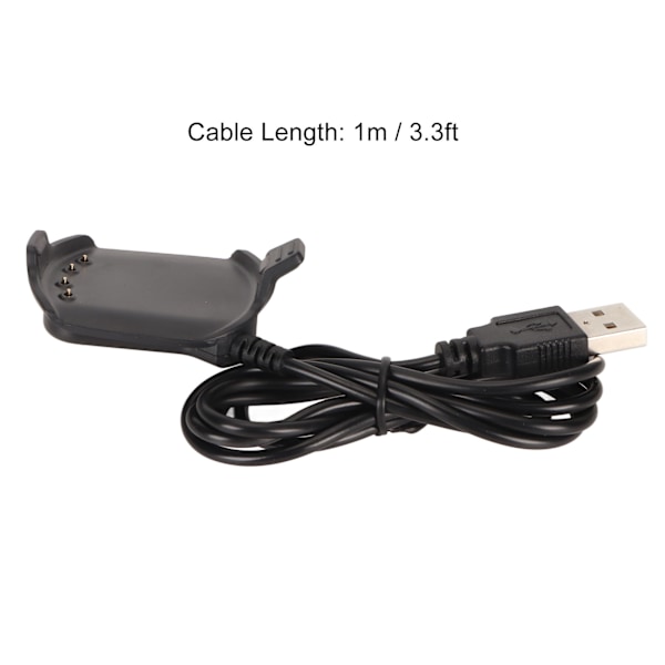 Smartklokke ladekabel 1M hurtiglading flere beskyttelse anti-interferens 5V1A ladekabel for S2 S4 klokke