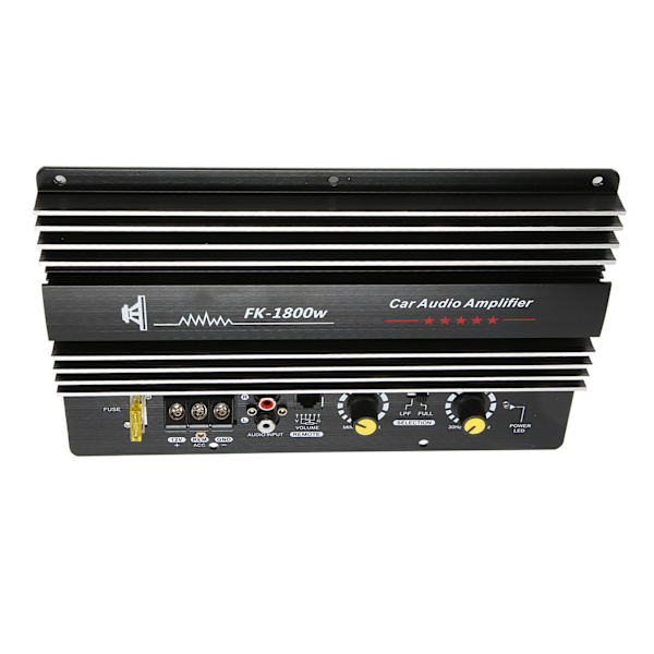 Bilforstærker 12V 1800W Bilstereo Audio Høj Effektforstærker Subwoofer til Bil