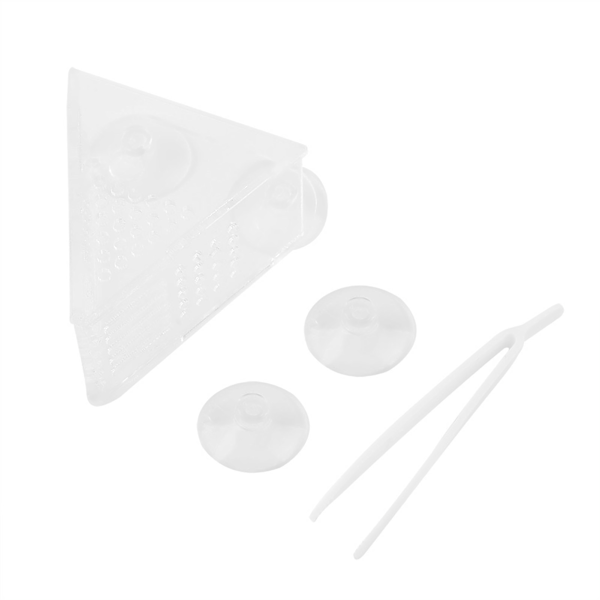 Akvariefoderlättnad, antistatiska pincetter för precisionshantering, plastmaterial säkerställer säker och giftfri användning i ditt akvarium