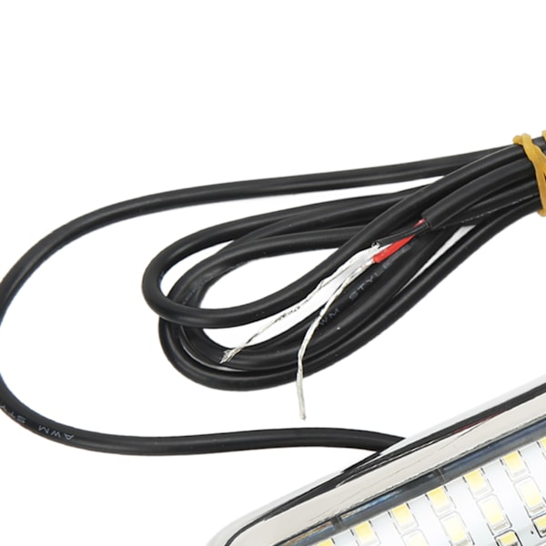 Marina LED-lampor 42 LED-lampor Vattentät undervattens LED-båtljus 10-30V DC Avtappningspluggljus för yacht Båt Vitt ljus