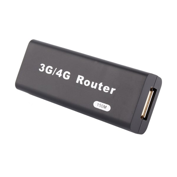Bærbar 3G/4G WiFi Wlan Hotspot 150Mbps RJ45 USB Trådløs Router