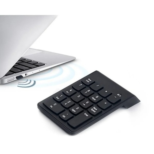 Office Assistant: Kompakt Trådlöst Numeriskt Tangentbord, Ergonomisk Lutning För Bekväm Användning På Kontoret Eller Hemma, Portabel Design, Hög Kompatibilitet Med Datorer Och
