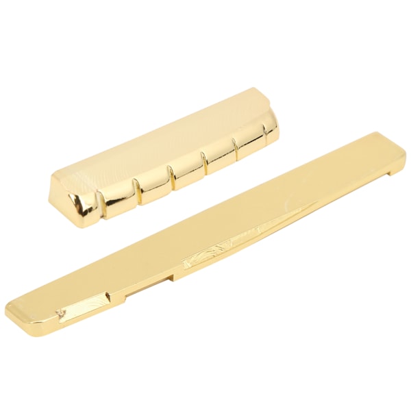 Gitar mutter og sal sett metall akustisk messing 6 streng musikkinstrument tilbehør mutter match 72 sal