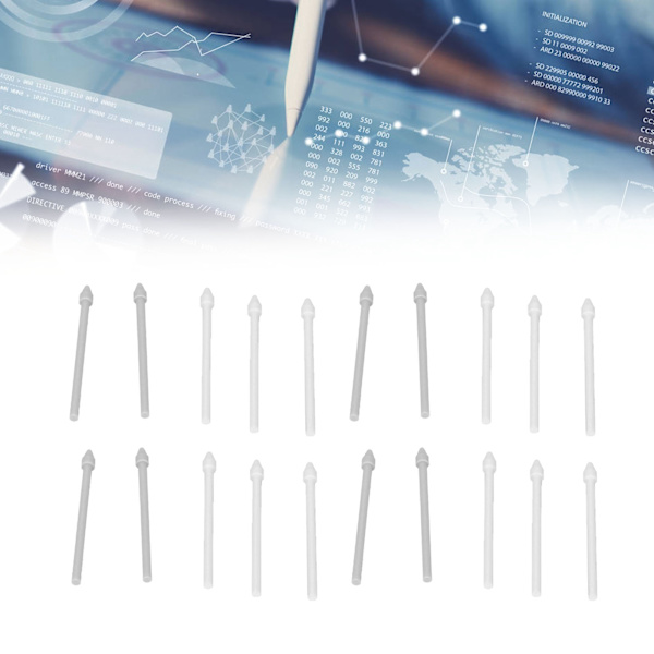 4 st S Pen ersättningstips Lätt installation Använd penntippverktygssats för Samsung S21 Ultra för Samsung S21 Ultra 5G Vit