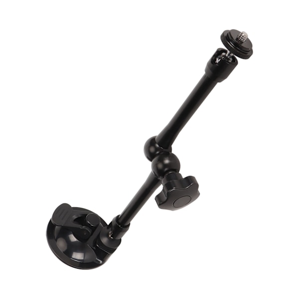 Sugkoppfäste Bilkamerahållare 30cm Aluminiumlegering Roterbar 1/4 Skruv Stabilt Kameratillbehör för Act 3 Insta X3