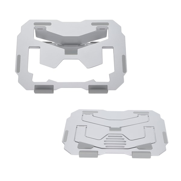Datorställ Bred Kompatibilitet Ergonomisk Design Hållbar Portabel Skrivbordshållare Silver