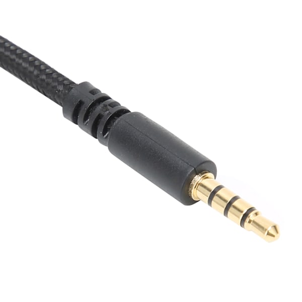 Headphone-kabel 3,5 mm hann til hann lydkabel med volumkontroll for HyperX Cloud