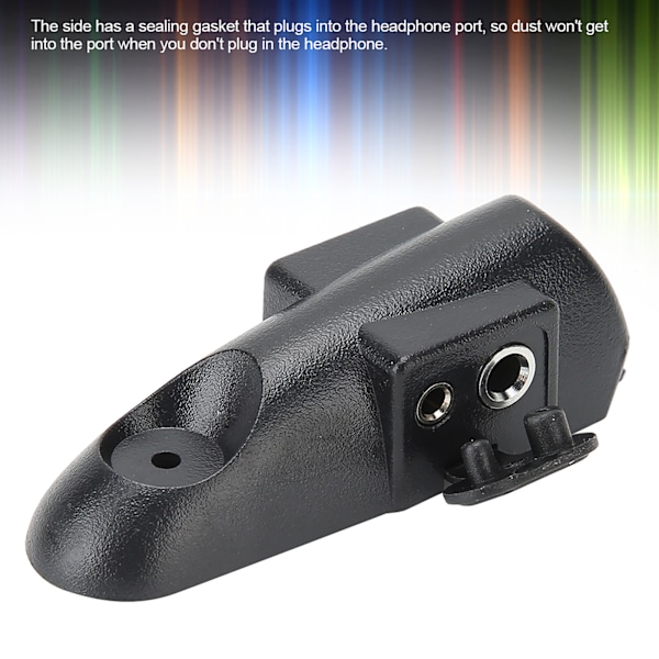 Walkie Talkie Headset Audio Adapter til BFA58 BFUV9R UV9R Plus M Port 2 Pin Headset