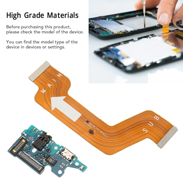 Laddningsport Dock-kontakt PCB Effektiv USB-laddningsport Dock-kontakt för A71 A715F