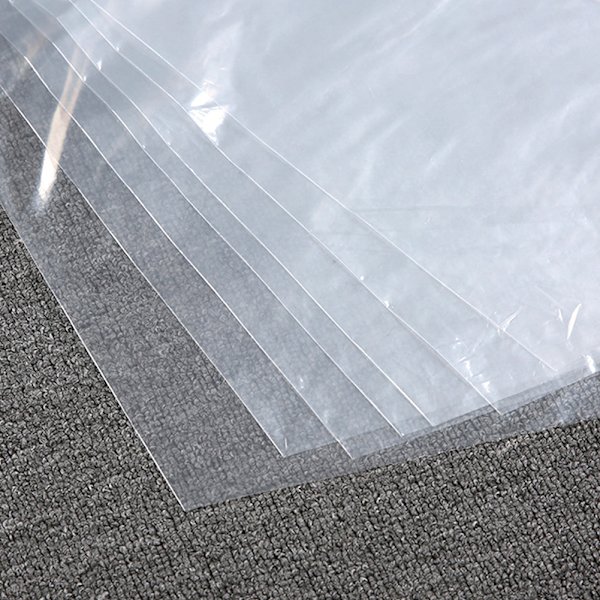 10 st transparenta hängande påsar tjocka tvättbara kläder kappa kostym D