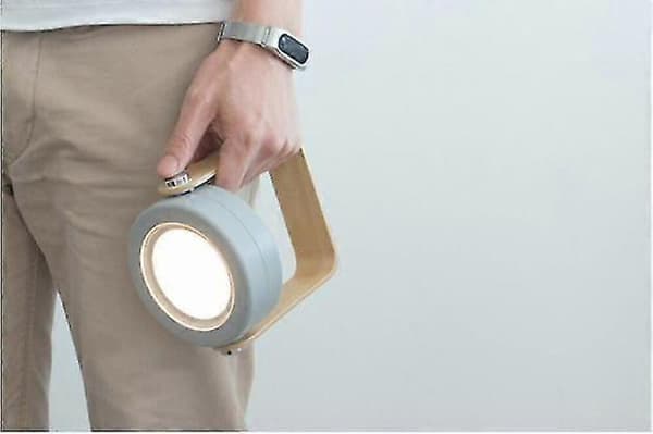 GETIT Trådløs skrivebordslampe og bærbar skrivebordslampe LED nattbordslampe