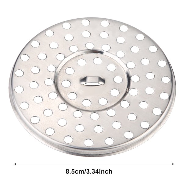 8,5 cm i diameter rostfritt stål runt duschgolvavlopp balkong golvavlopp