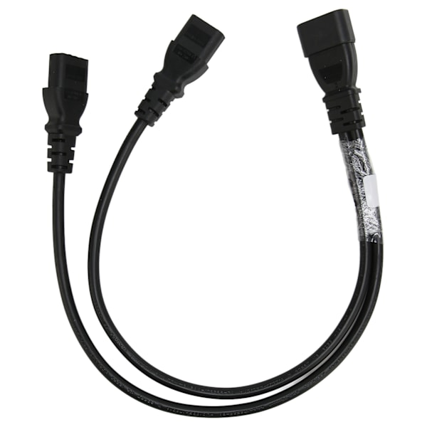 Enkelt C14 til dobbelt 5 15R C13 ledning kort strømkabel UPS server Y splitter adapter kabel til PC skærm printer