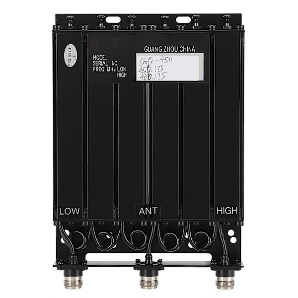 25W UHF 6-Hul Duplexer til Radio Repeater SGQ-450 Type (TX: 456.175 MHZ RX: 466.175MHZ)