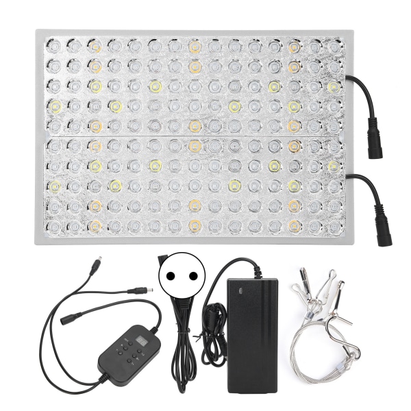 300W 150LED Grow Light Full Spectrum Plantevækstlampe med Timi