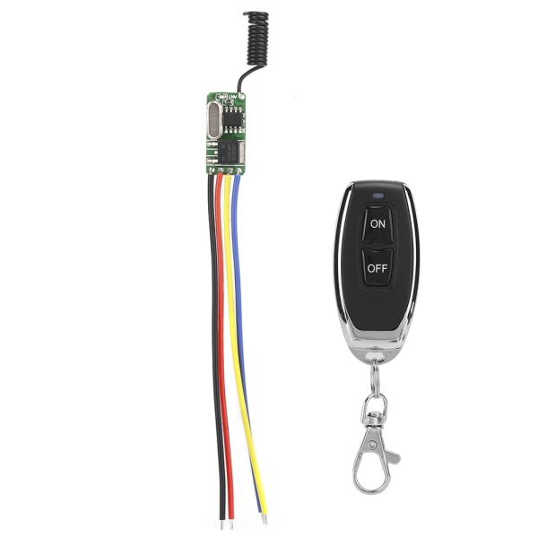 Bred spänning 3,7-12V Mikro trådlös fjärrkontrollbrytarmodul LED-ljusmodifierad panel