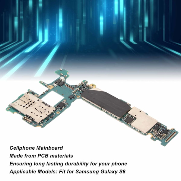 Avaa matkapuhelimen emolevy Tarkka koko PCB 64 Gt muistia Matkapuhelimen emolevy Samsung Galaxy S8 JP -versiolle