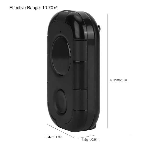 Smart Guardian, Dörrlarm med Touch-sensor 120dB, Portabel och Trådlös Säkerhetslösning för Hem, Kontor och Resor, Omedelbart Skydd Med