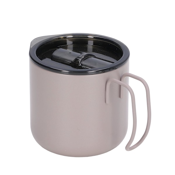 Dubbelväggsisolering för optimal temperaturkontroll, portabel kaffemugg med silikonförseglingslock, vakuumisolerad rostfri stål mugg, mat