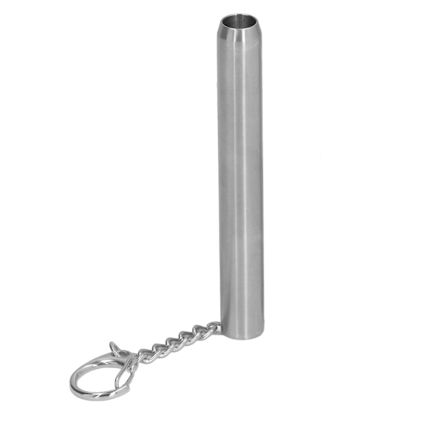 Mini LED-taskulamppu 500LM 304 ruostumaton teräs kannettava napilla