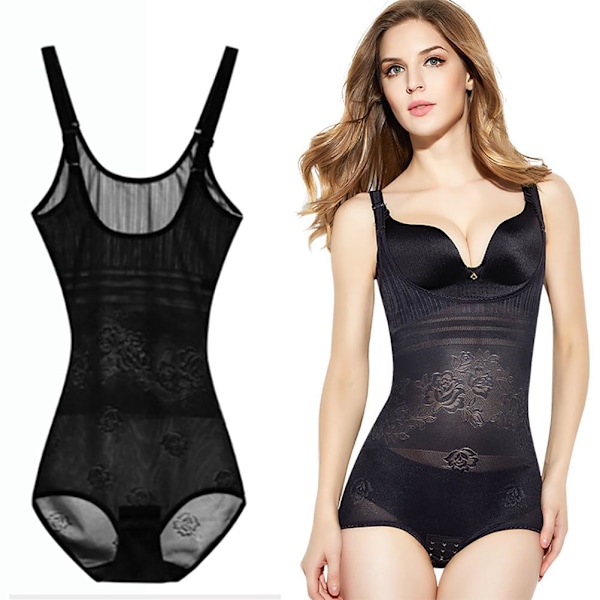 Damen Einteiler Shapewear Atmungsaktive Weiche Einteiler Body Sculpting Unterwäsche