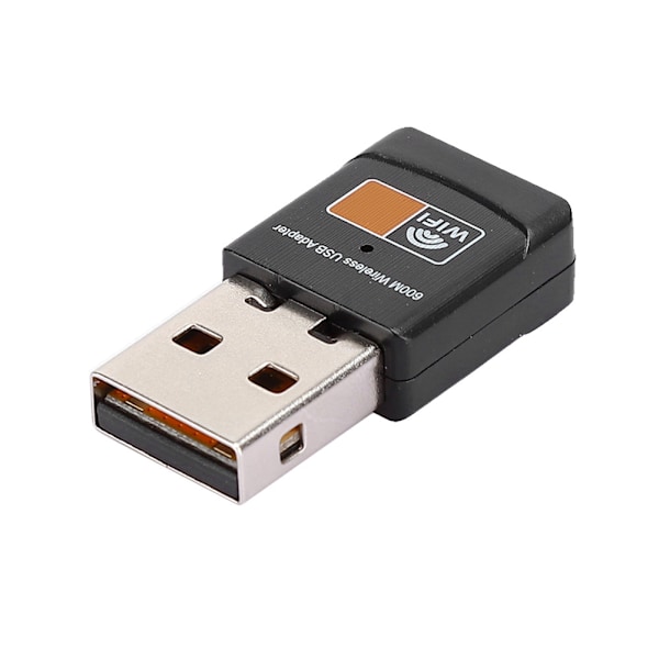 USB WiFi-adapter 2.4G-5G 600 Mbps Dual Band Mini Trådløs Datamaskin Nettverkskort Mottaker