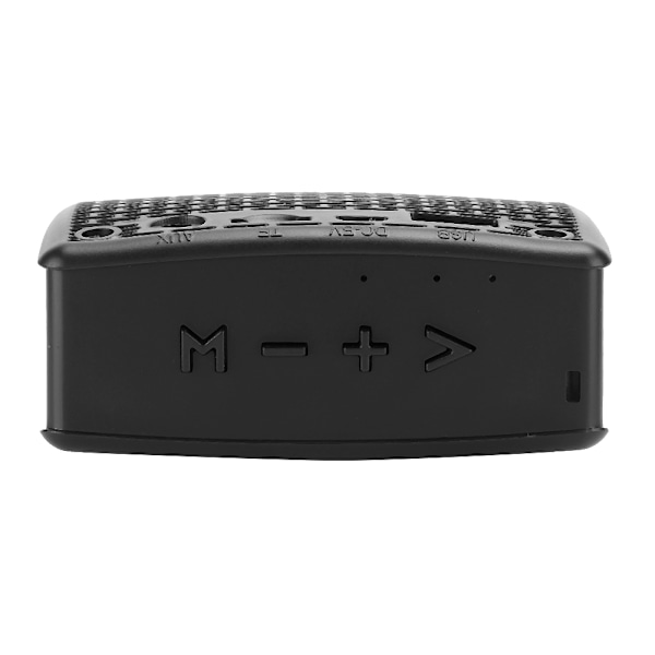 Mini Trådlös Bluetooth Högtalare Portabel Plug In Kort Musikspelare med Radiofunktion (Svart)