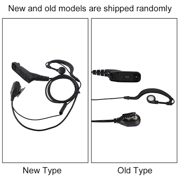 Walkie Talkie Musta Mikrofoni Kuulokemikrofoni Motorola XPR6000/6500/6550/7000/7550 P8200 P8268