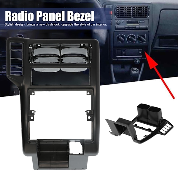 Dash A/C Luftventilationsgaller Center Console Grill 6N1858071A Passar för Seat Ibiza II 2