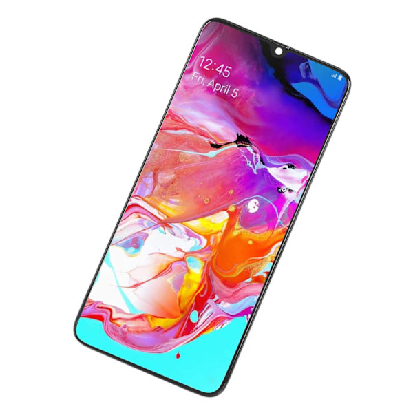 LCD-skjerm med digitizer og ramme for Samsung Galaxy A70 A705 6,7 tommer berøringsskjerm montering erstatning med reparasjonsverktøy