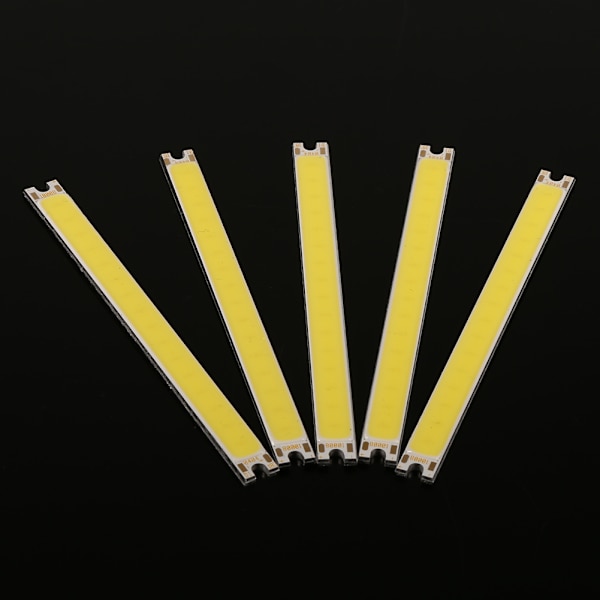 5 st 100*8MM Hög Effekt Strip 5W COB LED Ljus Lampa Pärla Glödlampor
