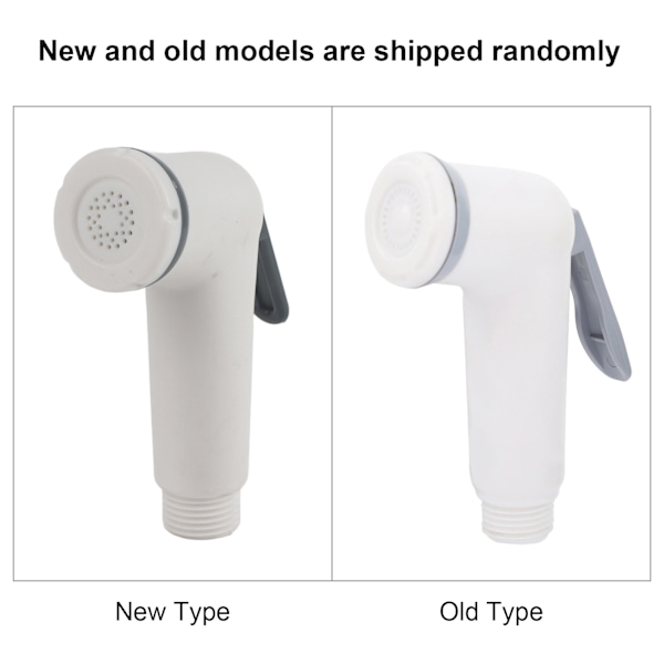 Hvid  Sort Bidet Spray Hoved Håndholdt Toilet Bidet Hoved Bil Rengøring Spray Hoved