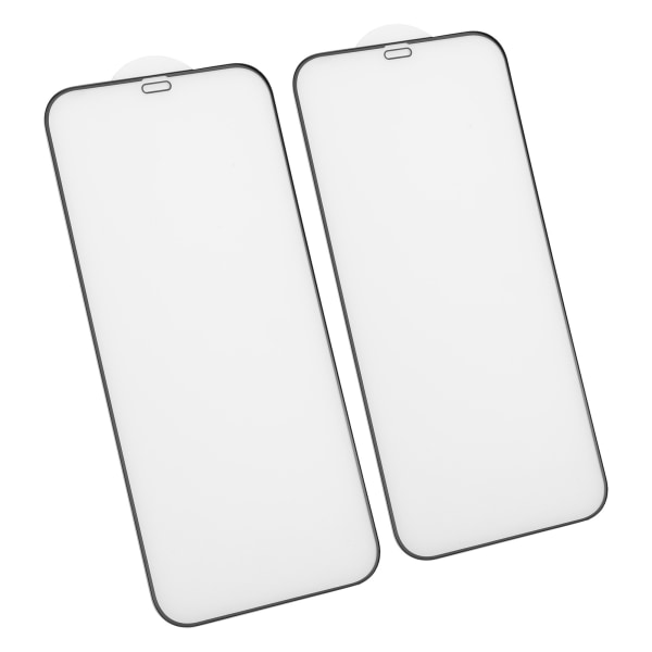 2 st skärmskydd i härdat glas till mobiltelefon, transparent skydd för iOS 12Pro Max