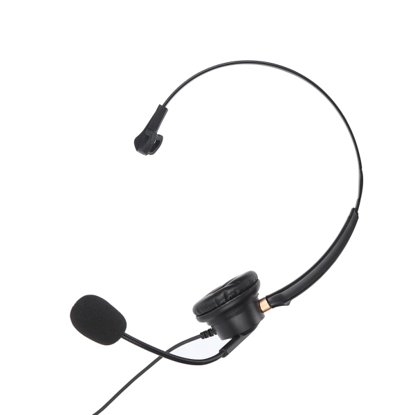 H600‑3.5 Telefonheadset Monaural 3.5mm Jack Business Headset med Mikrofon för Smartphone Tablet